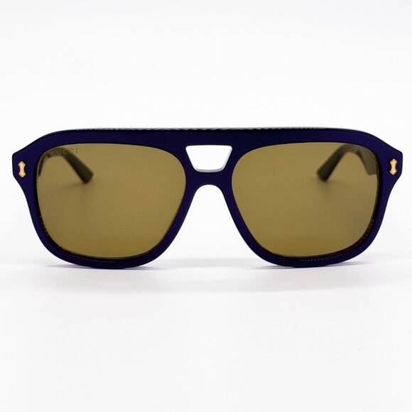 NEW GUCCI GG1263S 005 SUNGLASSES UNISEX VIOLET AVIATOR EYEWEAR GUCCI - Picture 6 of 13